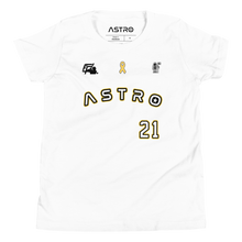 Load image into Gallery viewer, ASTRO x Correa Family Foundation 21 Youth T-Shirt
