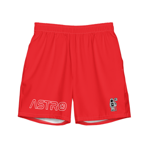 Astro Classic Red Swim Shorts