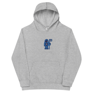 Astro Embroidery Winter Edition Kids fleece hoodie