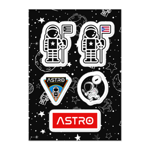 Astro Boricua Sticker sheet