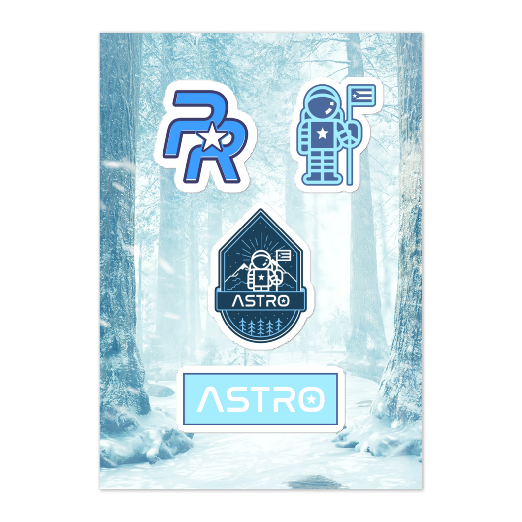 Astro Winter Edition Sticker sheet