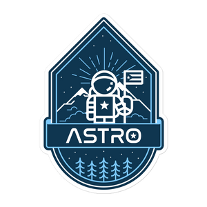 Astro Winter Graphic sticker